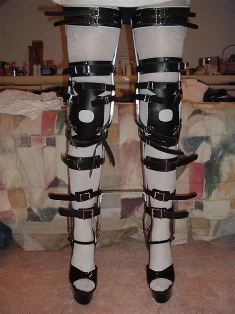 Flickriver Photoset Custom Made Back And Leg Braces With High Heels