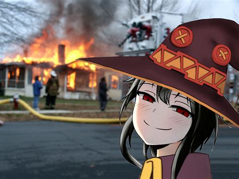 Megumin Did Nothing Wrong Smug Trap Character Art Anime Funny Anime