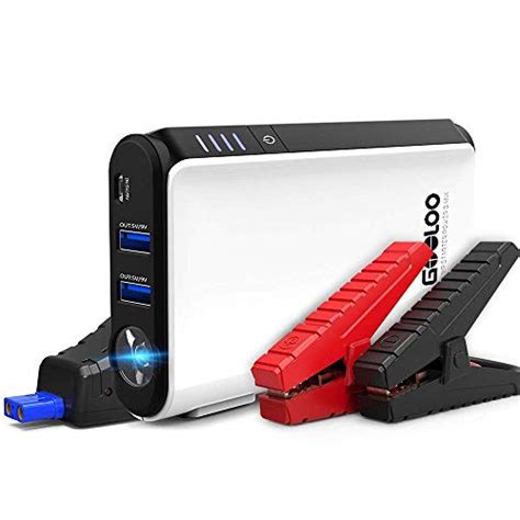 Quick Charge In And Out Gooloo 500a Peak Supersafe Car Jump Starter Up