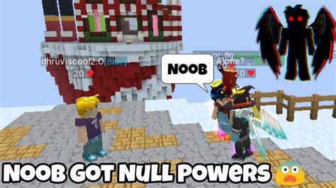 Noob Got Null Power Blockman Go Youtube