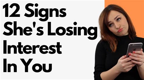 12 signs she s losing interest in you what can you do about it youtube