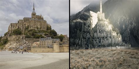 Mont St Michel The Real Life Minas Tirith Voyage Comics