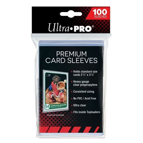 You are buying one ultra pro deck box and one ultra pro sleeves small sizes. Ultra Pro - Premium Card Sleeves (2-1/2"x 3-1/2") | Zephyr ...