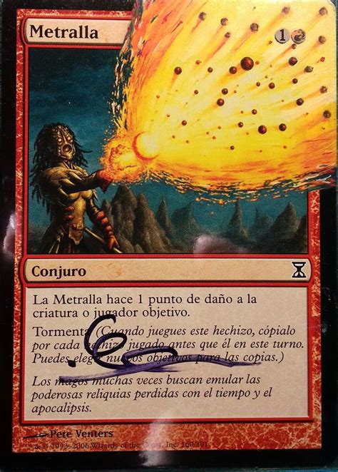 Maybe you would like to learn more about one of these? MTG altered cards Metralla | Criatura, Puntos, Perder