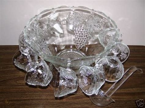 Check spelling or type a new query. ANCHOR HOCKING 27 PC PUNCH BOWL SET VINTAGE DESIGN &BOX ...
