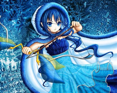 Break The Ice Hood Dress Bow Arrow Bow And Arrow Anime Anime