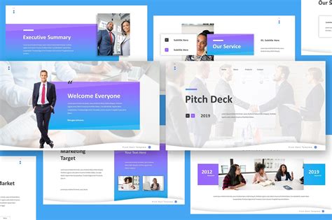 Pitch Deck Keynote Template By Giantdesign On Creativemarket Great