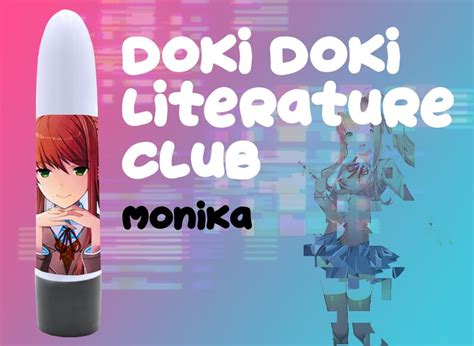 Anime Vibrator Doki Doki Literature Club Monkia Etsy