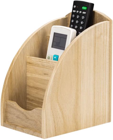 Office Supplies Desk Supplies Organisers And Dispensers Wooden Remote