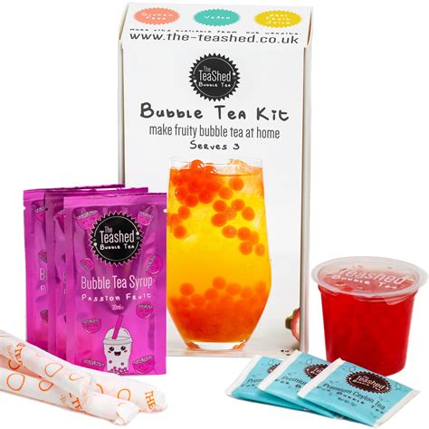 Buy Fruit Bubble Tea Kit T Box 3 Servings Set Includes Passion