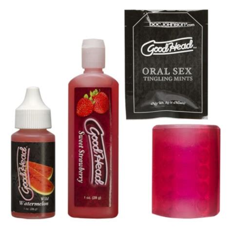 Goodhead Fundamentals Oral Sex Toy Kit Bj Blow Job Stroker Gel Lube Lubricant For Sale Online Ebay