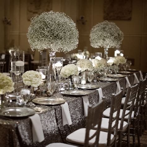 6 Black White And Silver Wedding Reception Ideas