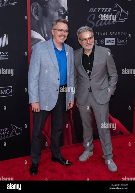07 April 2022 Los Angeles California Vince Gilligan And Peter