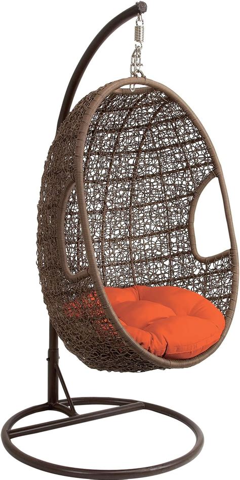 Hanover Outdoor Furniture Rattan Wicker Pod Swing Chair