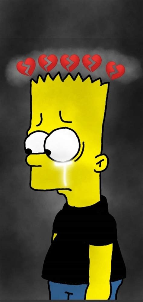 Mix & match this shirt with other items to create an avatar that is unique to you! Sad Bart wallpaper by SRedX0 - e0 - Free on ZEDGE™