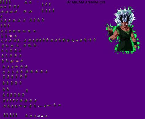 Zaikon Or Xicor False Ssj 5 Jus Sprite Sheet By Akuma Animation098 On