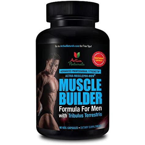 Activa Naturals Muscle Builder Supplement For Men With Essential Body