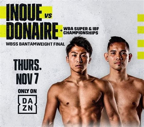 Inoue By Decision Over Donaire Wins World Boxing Super Series Wbss