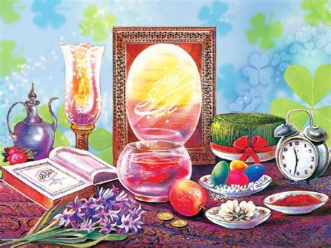 Happy Nowruz And New Iranian Year Persian Calendar Nowruz Card Haft