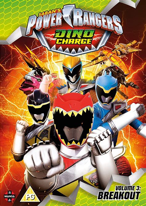 Power Rangers Dino Charge Breakout Volume 3 Episodes 9 12 Reino Unido Dvd Amazon Es Cine Y