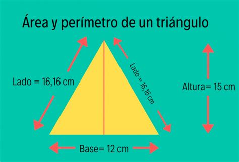 Sabes calcular el área y el perímetro de un triángulo Yo Soy Tu Profe