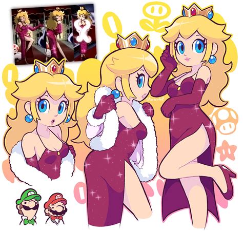Peach S Dress From The Japanese Commercial Of Super Mario All Stars Super Mario Know Your Meme