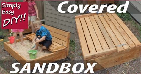 Diy Covered Sandbox With Seats Velcromag