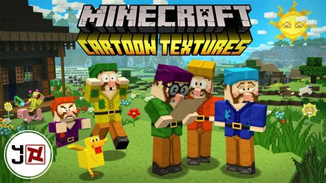 Cartoon Texture Pack By Minecraft Minecraft Marketplace Via