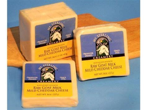 You can also choose from. Mt. Sterling Raw Goat Milk Cheddar Cheese - Four 8 oz ...