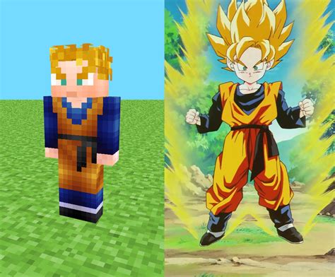 Dragon Ball Z Son Goten Childhood Heroes Skin Contest Minecraft Skin