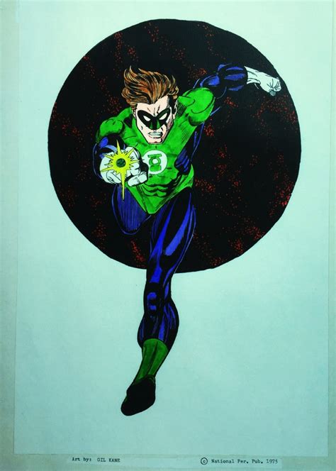 Green Lantern Commission Gil Kane In Red Raven S