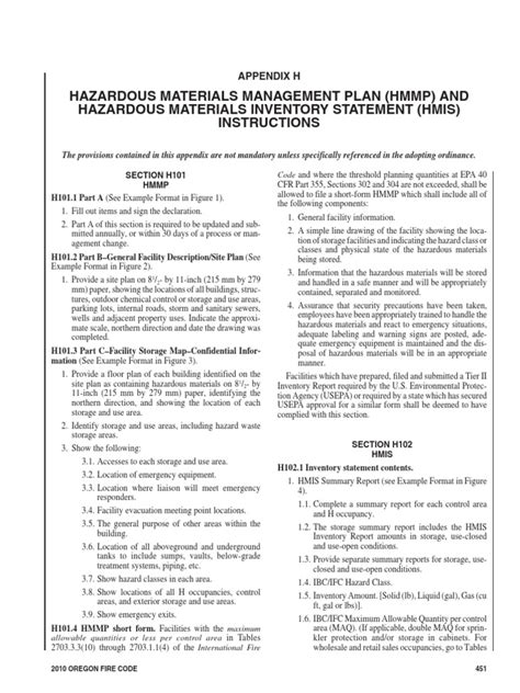 Pdf Hazardous Materials Management Plan Dokumen Tips