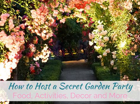 Creating A Secret Garden Party Beyond The Bookends