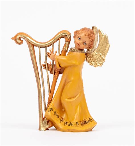 Angel With Harp 161 12 Cm Angels
