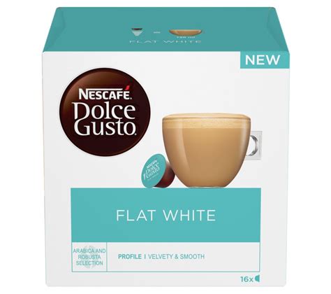 Nescafe Dolce Gusto Flat White Coffee Pods Pack Of 16 Fast Delivery