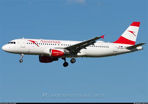 Oe Lbw Austrian Airlines Airbus A320 214 Photo By Marcel Rudolf Id