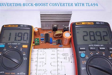 High Power Inverting Buck Boost Converter Circuit Design With Tl494 Ic