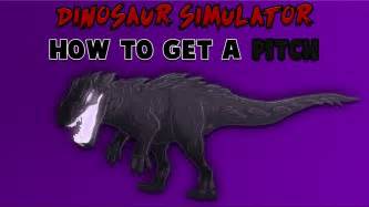 Roblox Dinosaur Simulator How To Get A Pitch Black Terror Youtube