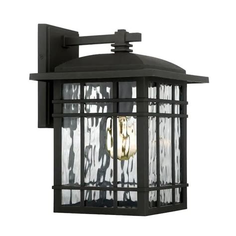 Sconce light fixtures are a beautiful way to add style and light to different areas in your home! Quoizel Canyon 12.75-in H Matte Black Medium Base (E-26 ...