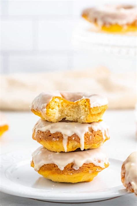 Vanilla Glazed Baked Donuts Easy Dessert Recipes
