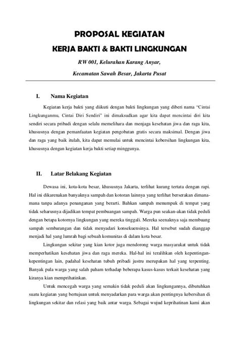 Perencanaan kegiatan dapat anda lakukan dengan membuat sebuah proposal. Contoh Proposal Bantuan Sosial Pendidikan - Fun Books