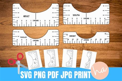 T-shirt Alignment Tool Printable PDF Printable Digital File | Etsy