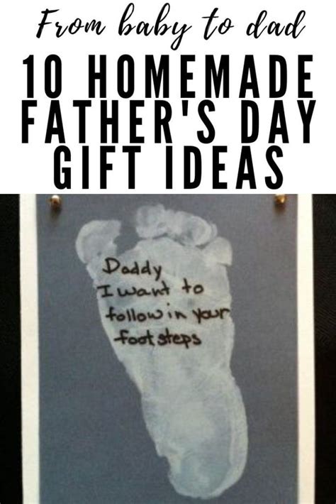 From Baby to Dad: 10 Homemade Father's Day Gift Ideas  
