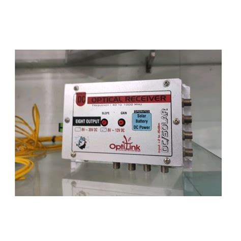 optilink dc node 8 out 6 12v color silver at best price in nagpur cable connector