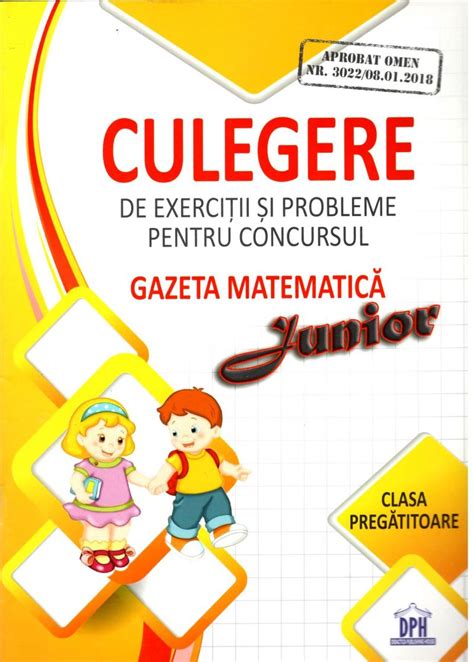 Culegere Pentru Concursul Gazeta Matematica Junior Clasa Pregatitoare