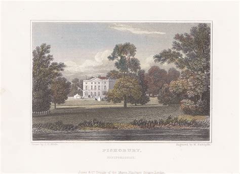 Hertfordshire Stately Houses Antique Prints Maps