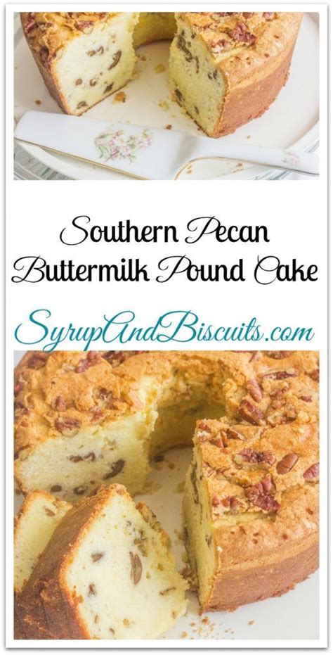 How do you survive those days when you ride the bus to work. Southern Pecan Buttermilk Pound Cake | Syrup and Biscuits