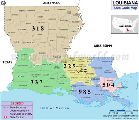 Louisiana Zip Code Map By Parish