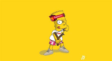 Sfondi Supreme Bart Simpson Sfondipro
