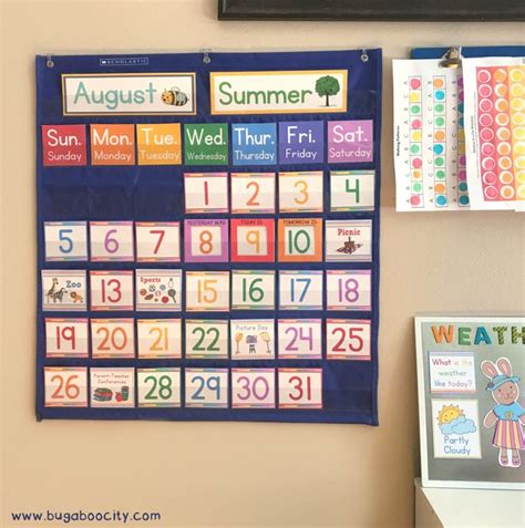 Diy Pocket Chart Calendar Diy Calendar Classroom Calendar Kids Calendar